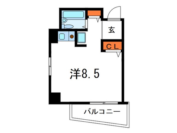 アルテハイム神戸県庁前の物件間取画像